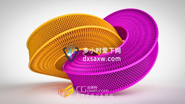 C4D建模教程 快速制作空气过滤器复杂模型 Cinema 4D教程