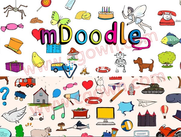 FCPX mDoodle 插件155组卡通涂鸦插画MG元素动画预设+使用教程