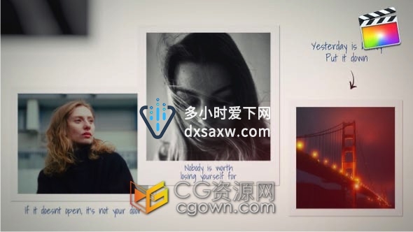 FCPX插件-照片回屋浪漫爱情甜蜜婚礼电子视频相册动画模板