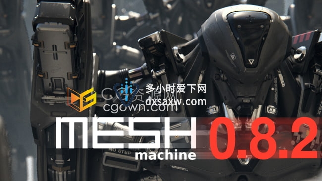 Blender插件MESHmachine v0.11.2网格建模工具