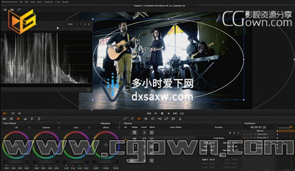DaVinci Resolve达芬奇全面掌握使用视频示波器进行正确调色视频教程