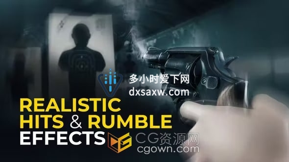 Realistic Hits And Rumbles Effects DR模板逼真12个打击和6 个隆隆声效果