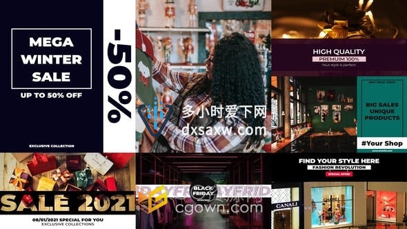 FCPX插件-Big Titles 6种大标题文字动画视频字幕效果
