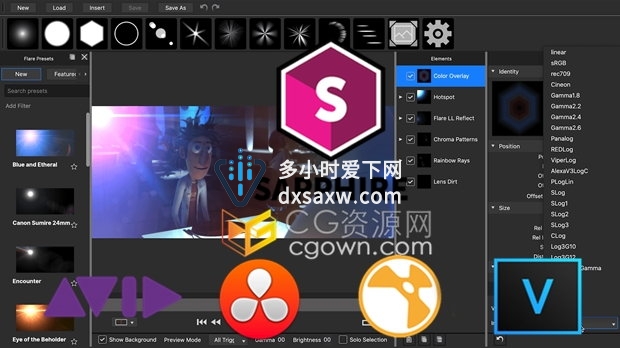 BorisFX Sapphire 2020插件蓝宝石视觉特效与转场支持Nuke/达芬奇/Fusion软件下载