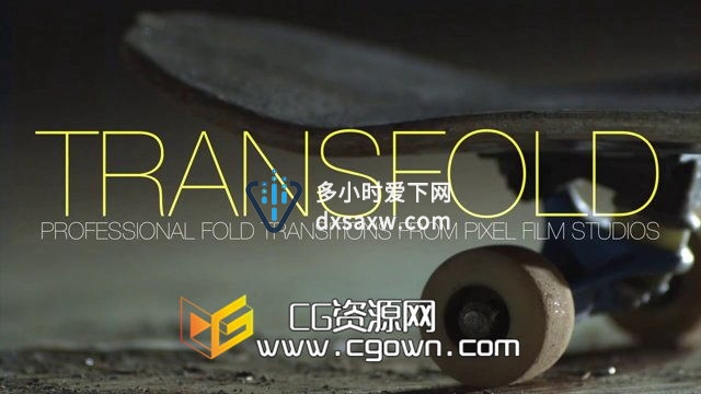 FCPX 超过50种三维折叠过场过渡插件 Pixel Film Studios – TRANSFOLD