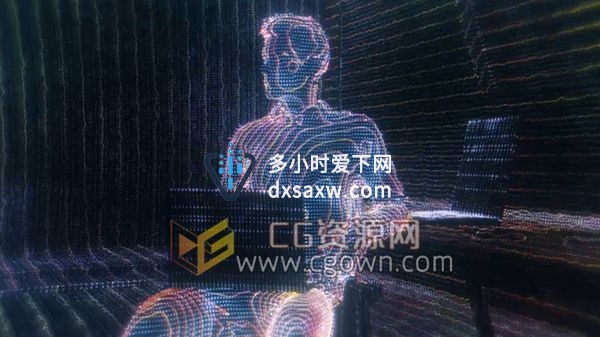 C4D学习教程 三维扫描HUD全息投影使用Sketch+Toon Cinema4D教程