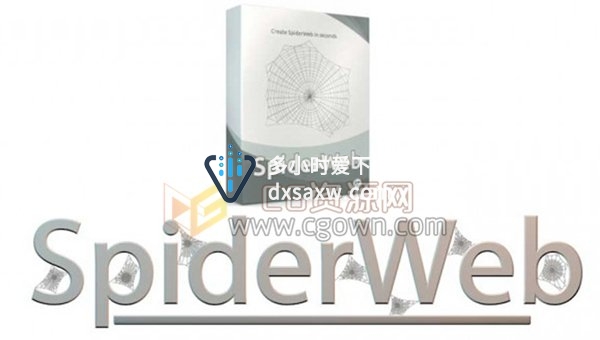 C4D制作蜘蛛网插件 SpiderWeb 1.2 支持Cinema 4D R15-R19 Win/Mac