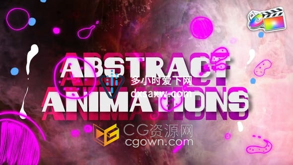 FCPX插件-30组手绘动画抽象线条涂鸦图形动画添加到抖音视频中