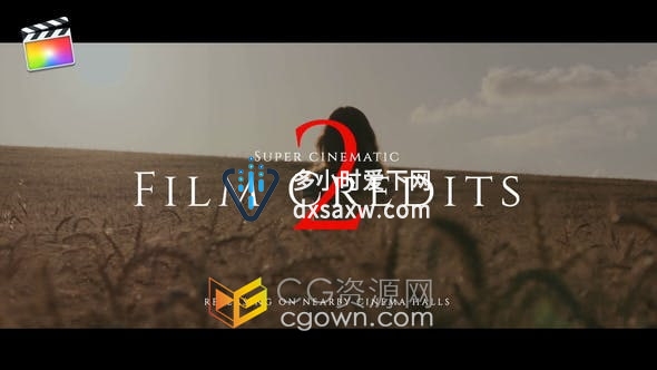 FCPX插件-30多个电影介绍视频字幕标题动画设计