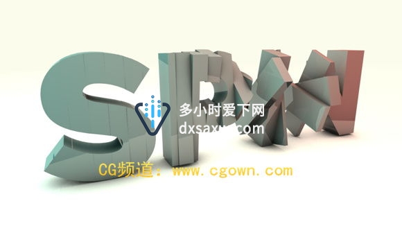 Cinema 4D 旋转文字效果 C4D教程