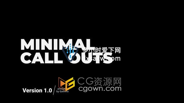 FCPX & Apple Motion Call Outs 14组呼叫指示线视频字幕标题动画插件