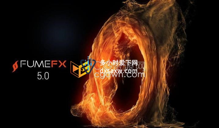 FumeFX 5.0支持Cinema 4D流体动力学模拟R18/R19/R20/R21版本C4D插件下载