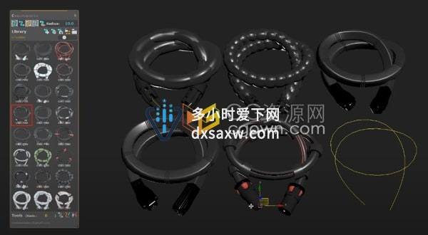 Cable Placer 1.1 3ds Max电缆电线生成插件