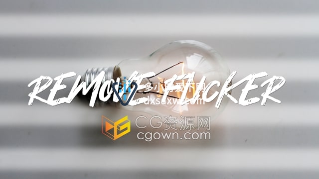 中文FCPX插件Remove Flicker视频消除闪烁效果
