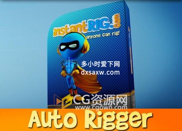 3DS Max角色自动绑定插件 InstantRig v1.2 支持2014到2018