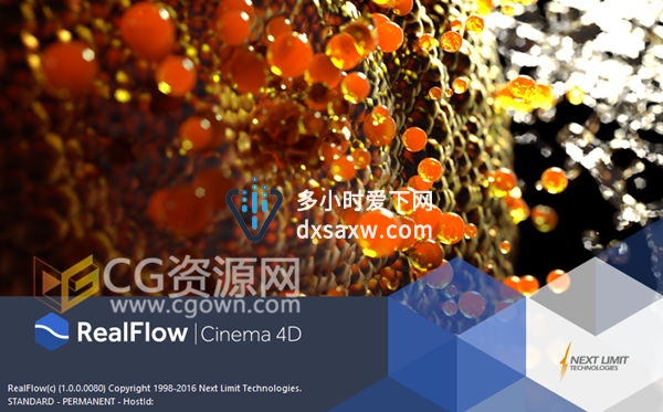 Mac系统版本 Realflow For Cinema 4D v1.0.0.0080 C4D流体动力学模拟插件