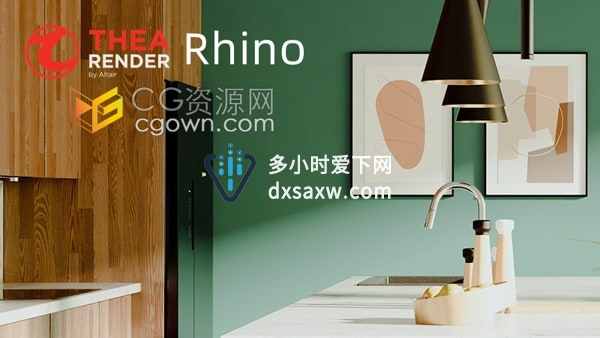 Thea Render v3.5.173 .1970 Rhino插件最通用全能渲染器