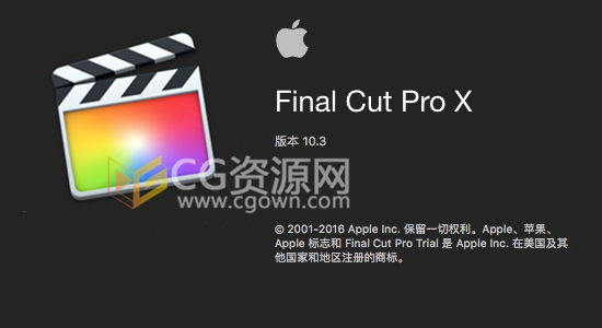 inal Cut Pro X 10.3 苹果视频剪辑软件(多国语言/含中文版)