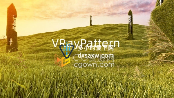 VrayPattern v1.086 3ds Max插件纹理阵列复制