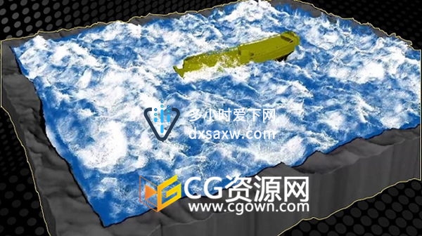 Maya教程 流体水流动力学模拟和VFX特效案例培训视频教程