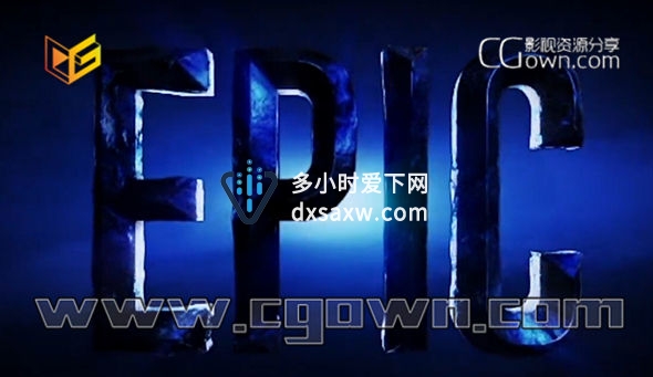 C4D&AE教程 制作电影标题片头特效合成技巧培训案例视频教程