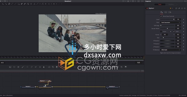 DaVinci Resolve Fusion中视觉效果简介与学习-达芬奇教程