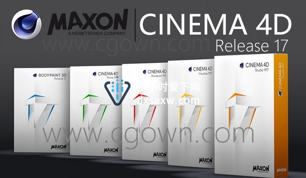 Cinema 4D R17 Win/Mac C4DR17中文完整版本带注册机