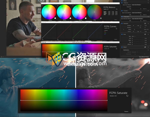 FCPX插件 专业调色大师1.2S新版带视频教程 更新支持macOS Sierra 10.12系统