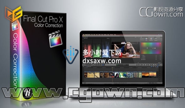 FCPX教程 专业色彩校正调色案例 Final Cut Pro X高级培训视频教程