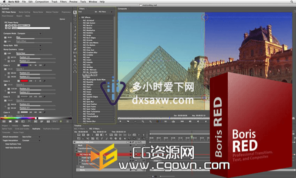 3D合成字幕特效插件 Boris RED 5.5.10 支持Adobe CC, Avid 8, Vegas Pro 13, Edius 7