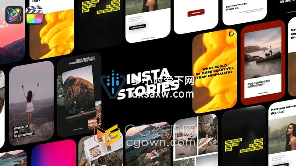 FCPX插件-16组社交媒体抖音短视频动画效果制作