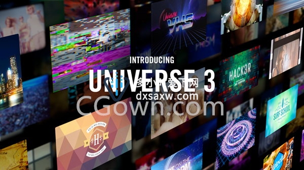FCPX版本插件Universe 3.0.2破解视觉特效与转场包下载