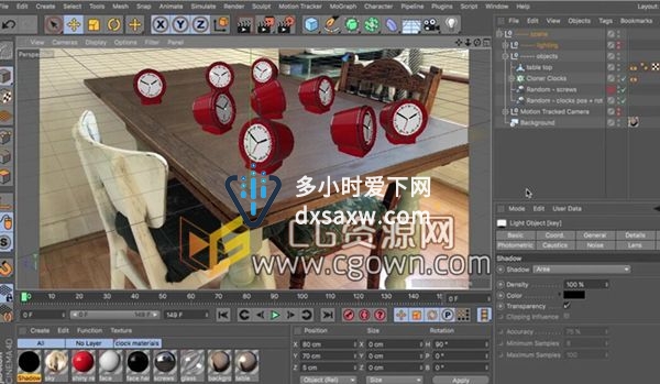 C4DR18学习教程 跟踪反求摄像机投射合成特效VFX教学