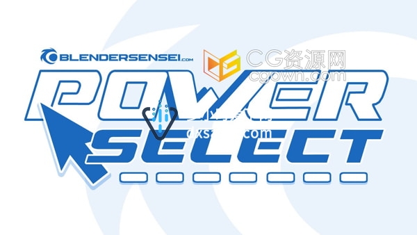 Power Select v3.0 Blender插件多个对象选择框选调整编辑工具