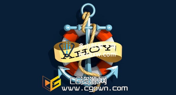 Cinema 4D 使用3D对象创建凉爽、风格、插画2D风格标志