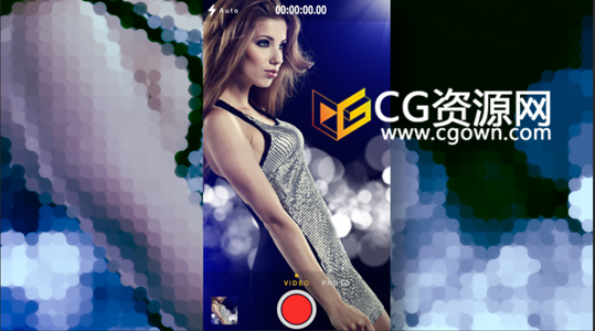 FCPX插件:手机视频拍摄转宽屏模糊花纹艺术背景预设 PROPHONE