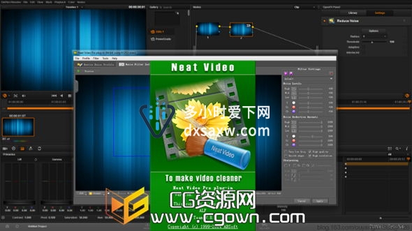 视频降噪插件 ABSoft Neat Video OFX v3.5 支持DaVinci Resolve 10