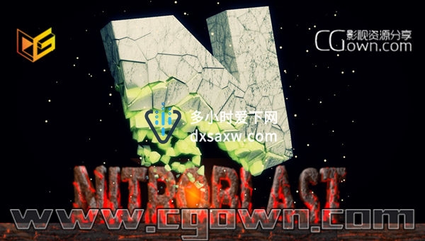 NitroBlast v2.0.1 Win/Mac C4D R15/R16/R17插件破碎工具
