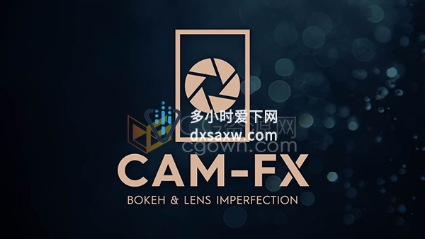 Cam FX V1.0 Blender插件120种散景纹理镜头光晕虚焦特效