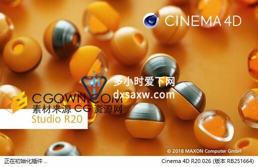 Cinema 4D C4D R20.030 Win/Mac 中文破解版下载