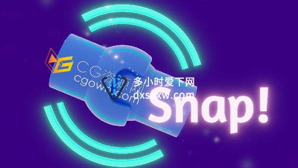 Snap! Blender插件模型在对象吸附捕捉点工具