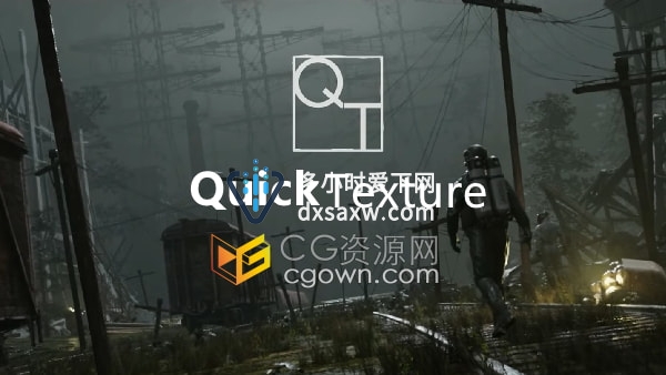 Blender插件QuickTexture 2022 V3一键快速纹理贴图工具