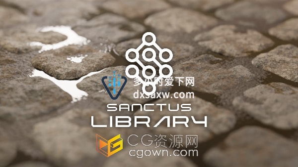 Sanctus Library v2.00.2 Blender插件247种材质库