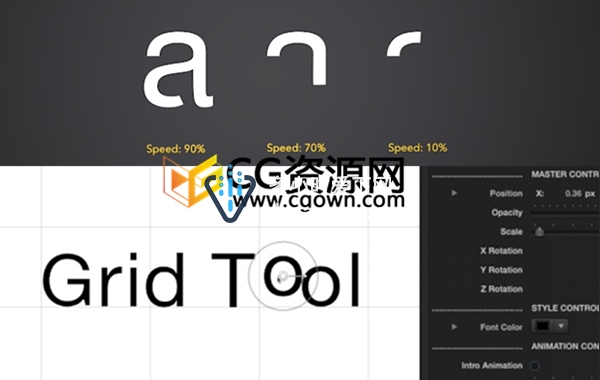 FCPX插件 ProFont Typeface 英文字母数字符号书写动画预设