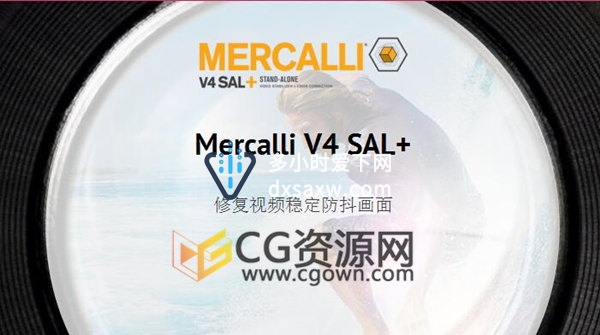 Mac系统 Mercalli v4.0.278.1 与CmosFixr 视频稳定防抖画面修复插件