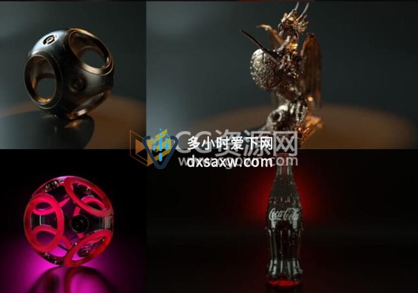 C4D预设 Octane渲染器灯光照明场景下载 Lighting Essentials