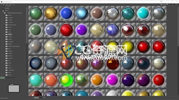 上千种C4D标准材质合集预设 Cinema 4D Standard Materials 下载安装