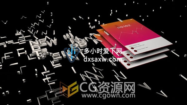 C4D学习教程文本标题爆炸特效变形器 Cinema4D视频教程