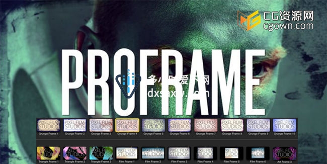 FCPX专业透视改变和框架插件 PROFRAME – Pro Perspective Alterations and Frames