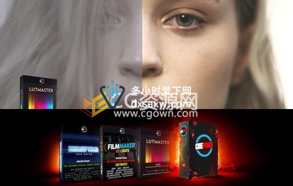 更新V6版本超大8G素材AE/PR/PS/达芬奇/FCPX影片特效调色风格资源